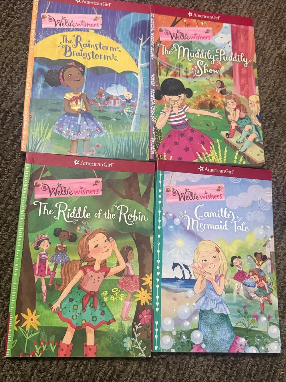 American Girl WellieWishers Kids Book .Colorful Multi-Book Collection
